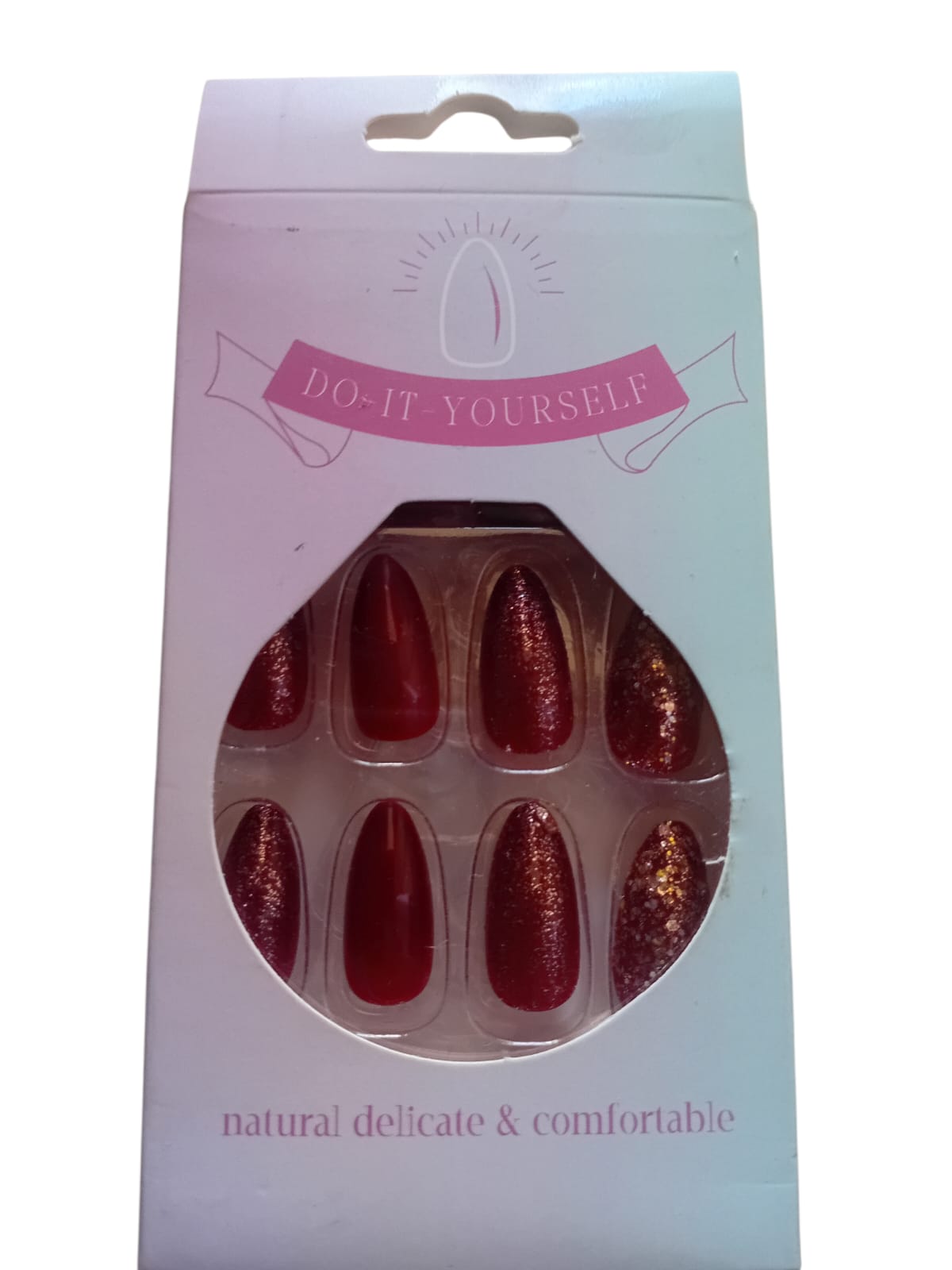 24 pcs Pattern Long & Short Luxury Press On Ballerina Nails Acrylic Stickons + Application Glue (1 Pack) Long Luxury Press On Ballerina Coffin Nails Acrylic Stickons Pressons False Faux Manicure Nails