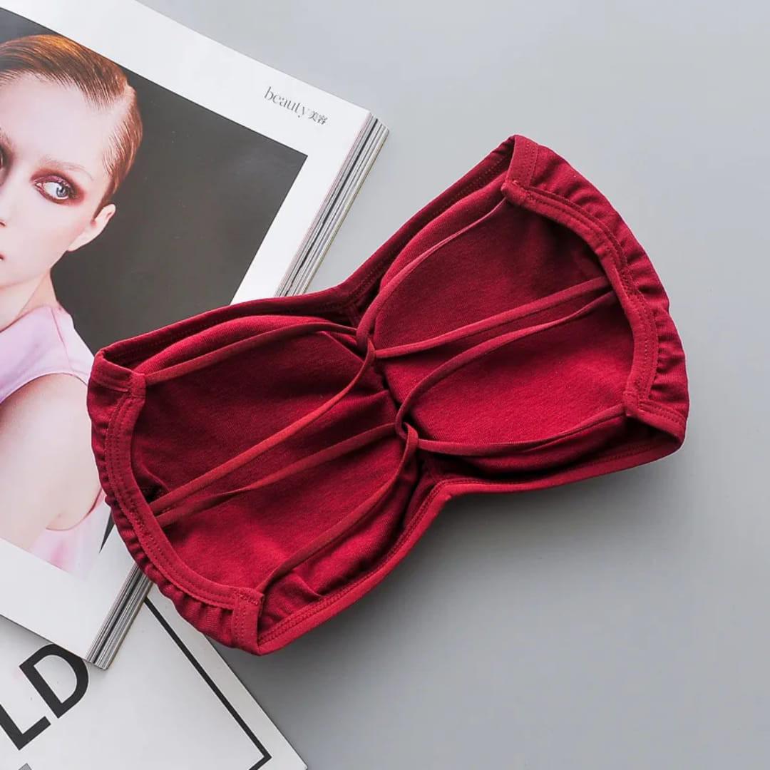 Push up Brassiere Hollow Out Beauty Back Female Top Invisible Strapless Women Bra