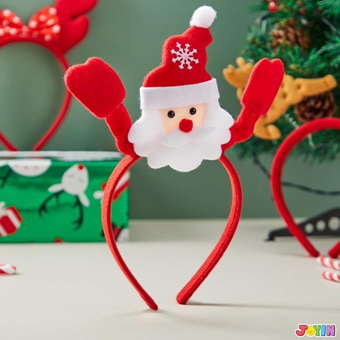 Christmas tiara Christmas Headbands with Assorted Design Christmas Headwear Holiday Headbands Accessories for Women Men Kids Christmas Parties Xmas Holiday.