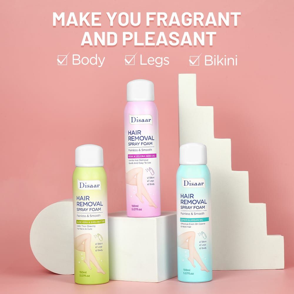 Disaar Hair removal spray foam Best Price Hair Removal Foam Spray Natural Gentle Underarm Bikini Female Full Body Hair Removal Spray Products