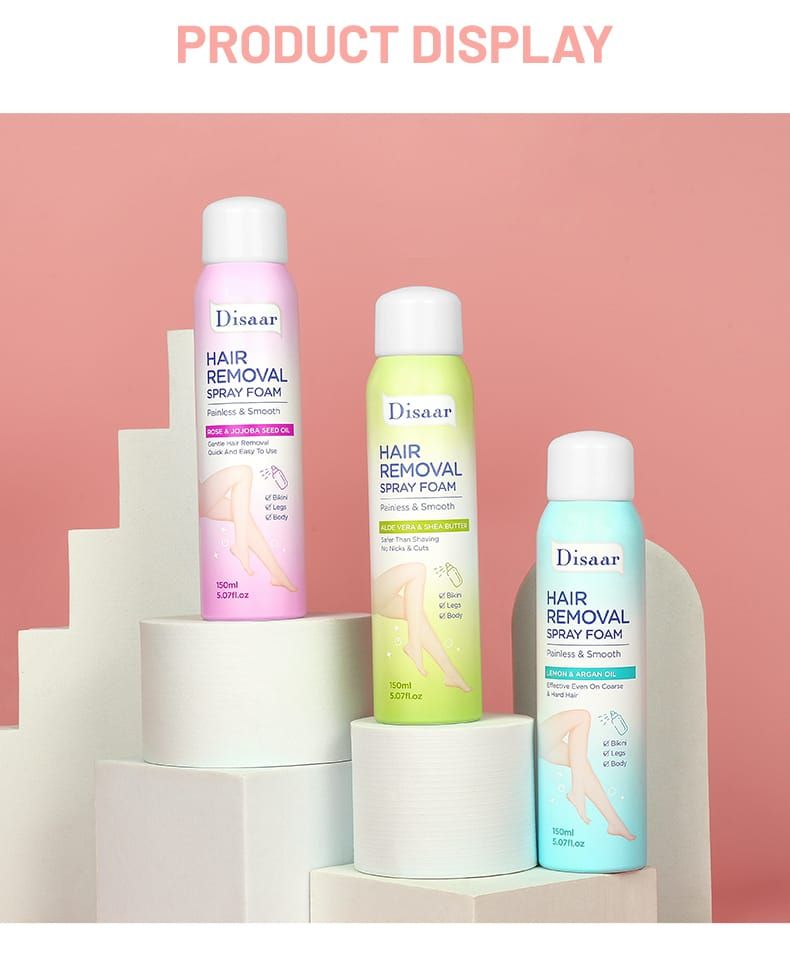 Disaar Hair removal spray foam Best Price Hair Removal Foam Spray Natural Gentle Underarm Bikini Female Full Body Hair Removal Spray Products