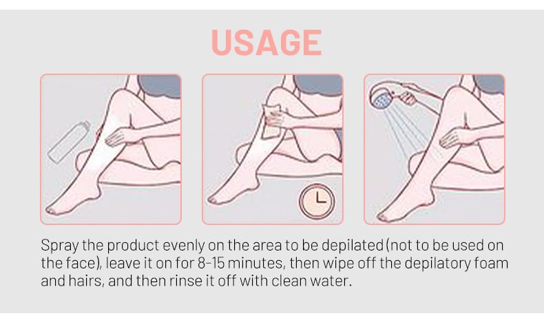 Disaar Hair removal spray foam Best Price Hair Removal Foam Spray Natural Gentle Underarm Bikini Female Full Body Hair Removal Spray Products