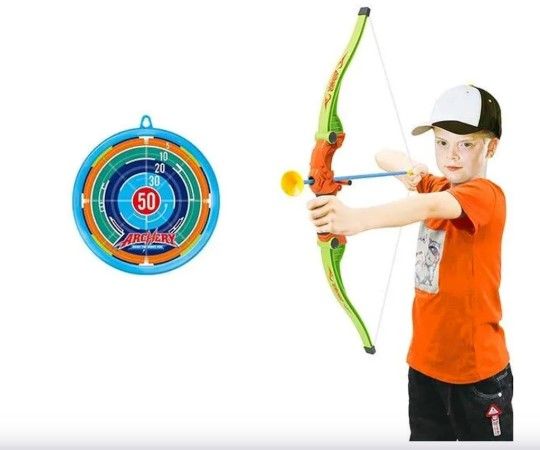 Ultimate Kids' Bow and Arrow Archery Set, Complete with Target for Fun and Skill Development!