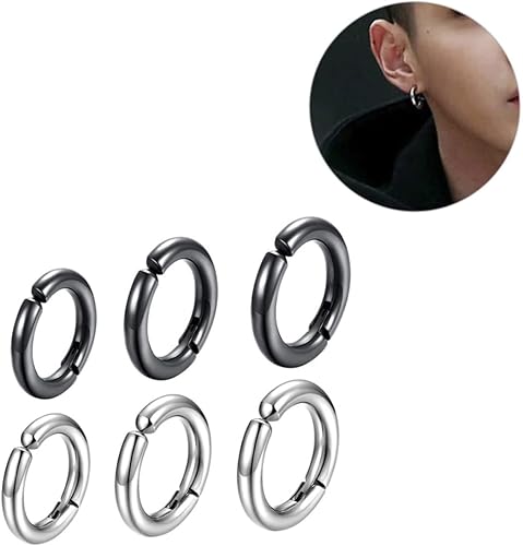 Discover our non-piercing ear clips for men—stylishly designed round earrings that elevate your look for both casual and formal occasions. Embrace versatility and stand out with these must-have pieces