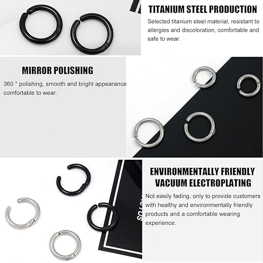 Discover our non-piercing ear clips for men—stylishly designed round earrings that elevate your look for both casual and formal occasions. Embrace versatility and stand out with these must-have pieces