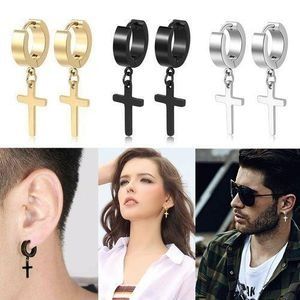 Discover our stunning Stainless Steel Cross Earrings Set, designed for both men and women. These elegant dangle hinged earrings combine style and comfort, making them a perfect addition to any outfit!