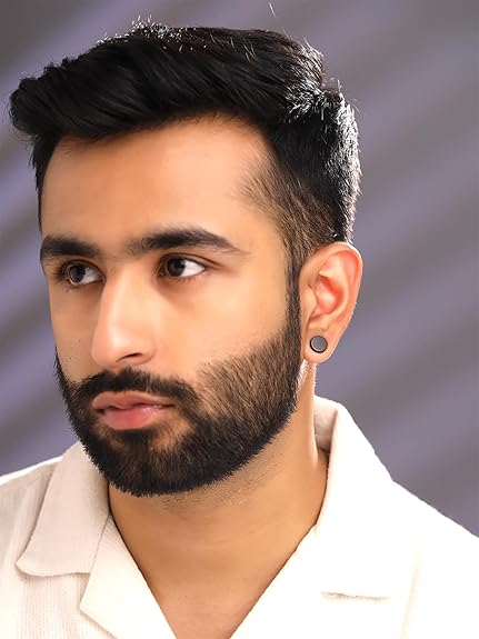 Discover the convenience of Non-Piercing Magnetic Earrings for Men and Boys! Crafted from durable stainless steel, these earrings offer a stylish look without the need for piercings.