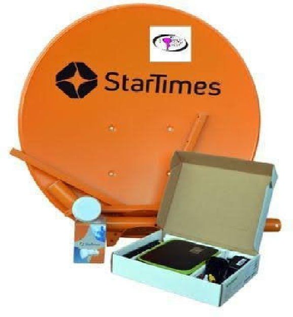 Startimes Decoder (comes with 100+ channels) + Dish + Accessories + FREE Power Extension Cable Price 41999