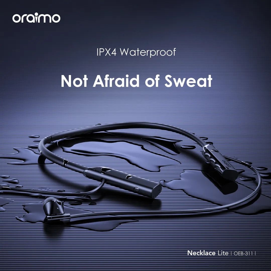 oraimo Necklace Lite Call Vibration Wireless Headphones