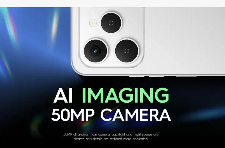 New Tecno Spark 40 AI Phone 128GB + 8GB(4+4) 6.67'' Hole Screen 50MP Main Camera 8MP Front Camera 45W Super Charging 5200mAh BatterySide Fingerprint Infrared Remote Control Free Cover IP64 smartphones