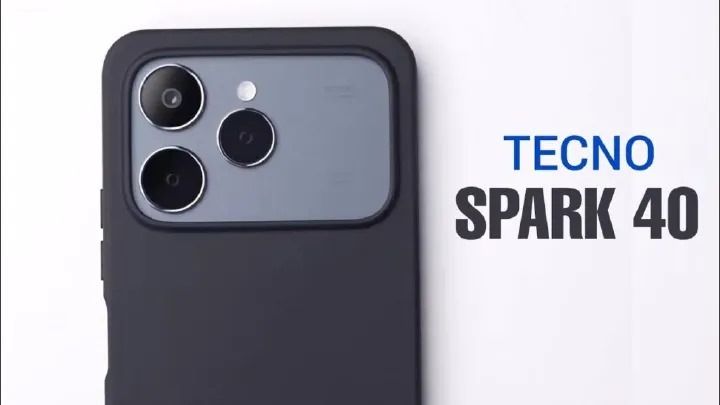 New Tecno Spark 40 AI Phone 128GB + 8GB(4+4) 6.67'' Hole Screen 50MP Main Camera 8MP Front Camera 45W Super Charging 5200mAh BatterySide Fingerprint Infrared Remote Control Free Cover IP64 smartphones