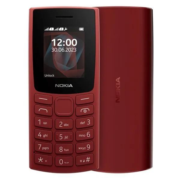 Nokia 105 (2023) 1.77" TFT LCD Display 46MB Storage S30+​ Operating system 1000 Contacts 500 SMS 3.5mmJack FM Radio Torch 1000mAh Battery (1Yr) Warranty 2G Network DualSIM HMD phone