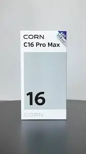 Corn C16 Pro Max 64GB Storage +5(2+3Extended ) RamUnlocked Cell Phone, Android 6.6"HD +WATERDROP SCREEN 13MP Main Camera,8mp Front camera 5000mAh Dual SIM, Face ID, GPS, OTG (Black) Phone SMART PHONE