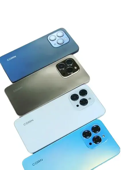 Corn C16 Pro Max 64GB Storage +5(2+3Extended ) RamUnlocked Cell Phone, Android 6.6"HD +WATERDROP SCREEN 13MP Main Camera,8mp Front camera 5000mAh Dual SIM, Face ID, GPS, OTG (Black) Phone SMART PHONE