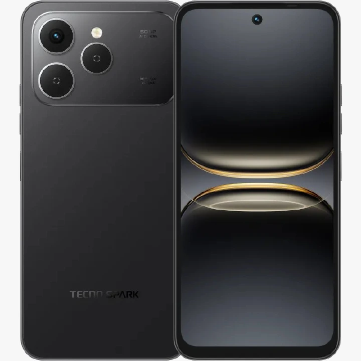 Tecno Spark 40 128GB + 8GB(4+4GB EXTENDED) 6.67'' Hole Screen Camera 50MP Main Camera 8MP Front Camera 45W Super Charging 5200mAh BatterySide Fingerprint Free call without signal smartphone