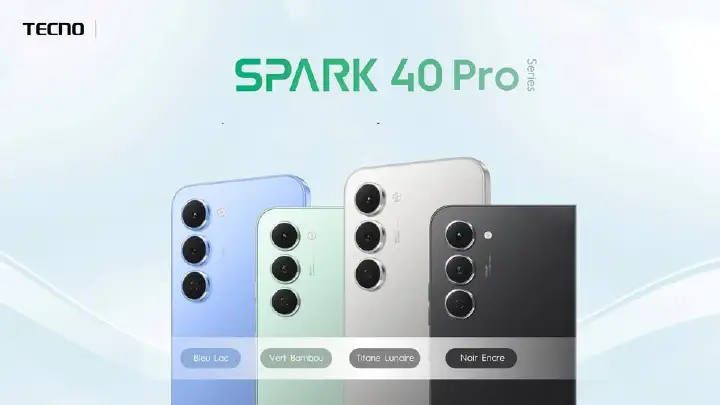 BRAND NEW Tecno Spark 40 PRO 128GBGB ROM + 8GB RAM 6.78'' 3D AMOLED DISPLAY IP64 Dust and Water Resistant Dual Sim 50MP + 13MP CAMERA 5200 MAh Battery 45W Fast charging ANDROID 15 PHONE SMARTPHONE