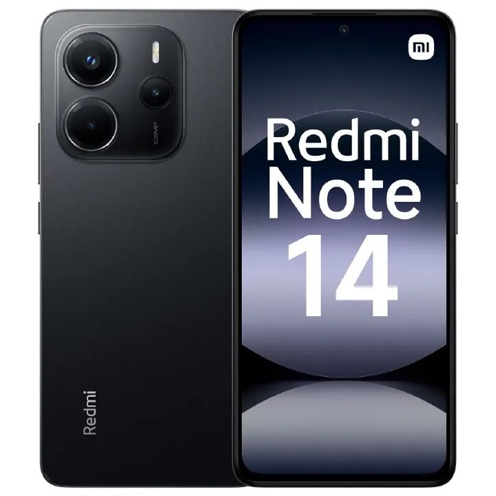 Brand New XIAOMI Redmi Note 14 8GB RAM +256GB ROM 6.67" AMOLED 120Hz Display 108MP Camera 5500mAh Battery IP54 Dust and Splash resistant Fingerprint Unlock 33W Fast Charge Smart Phones