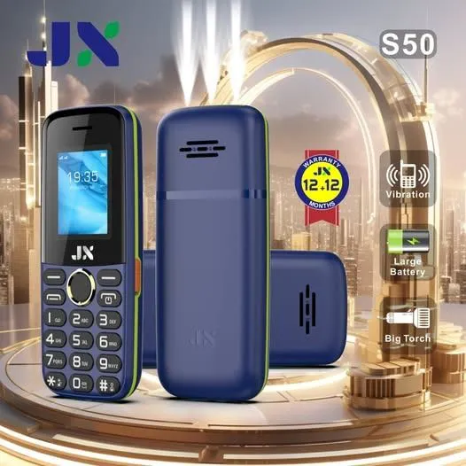 JX S50 Display 1.77inchScreen Dual sim PHONE with Facebook/Bluetooth/Vibrator/Wireless FM/MP3/MP4/Big Torch/Auto callrecording Battery 3200mAh KABAMBE/KATULULU/MULIKA MWIZI FEATURE PHONE