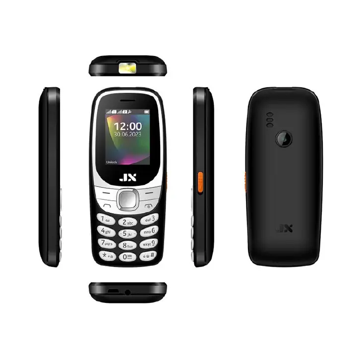 JX J109 NEW DESIGN (ON OFFER) WITH BIG TORCH, 1500MAH, FM WIRELESS, 1.77" SCREEN DUAL SIM CARD MULIKA MWIZI/KABAMBE/KATULULU/BATTON PHONE