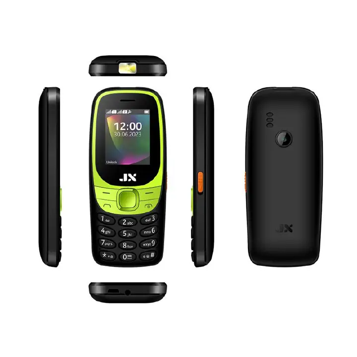 JX J109 NEW DESIGN (ON OFFER) WITH BIG TORCH, 1500MAH, FM WIRELESS, 1.77" SCREEN DUAL SIM CARD MULIKA MWIZI/KABAMBE/KATULULU/BATTON PHONE