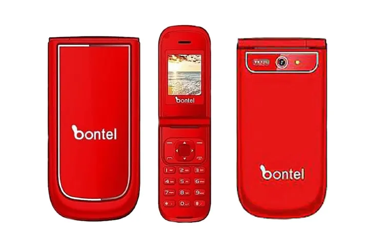 Bontel A225 Mobile Phone Dual Sim Flip Phone, 1,000mAh Screen - 1.77 MP3,MP4,FM Radio, Flash Torch feature phone