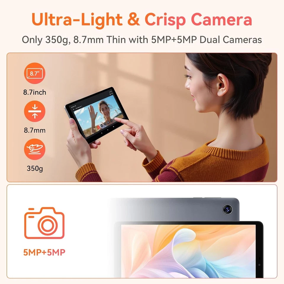 [NEW ARRIVAL] BRAND NEW ALLDOCUBE Iplay 60 Mini Tab, 8.68" IPS DISPLAY 90Hz Reflex, 400Nits, Octa-core 128GB ROM + 12GB RAM 16MP MAIN CAMERA  Android 15 Tablet