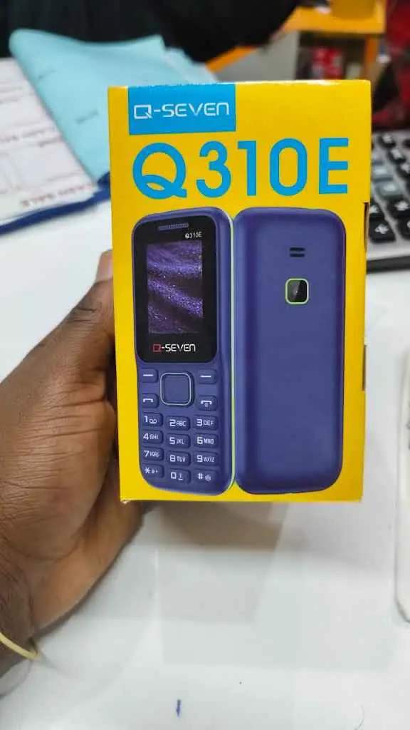Q-Seven Q310E DUAL SIM 1.77-inch display Feature Phone – Bluetooth, Wireless FM, Torch, 5C Battery FEATURED PHONE /BUTTONED PHONE/KABAMBE