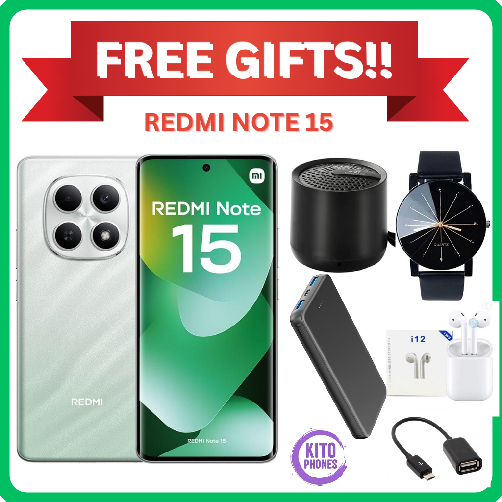 BRAND NEW ] XIAOMI Redmi Note 15 128GB ROM + 6GB RAM 6.77" 120Hz AMOLED Curved Display 108 MP Rear Camera 20MP Selfie 6000mAh Battery 33W FAST CHARGING ANDROID 15 SMARTPHONE + FREE GIFTS JUST FOR YOU