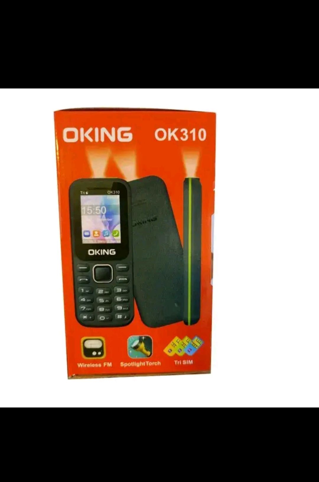 [OFFER] OKING OK310  32.0 MB of RAM 2 Mini Sim WITH TORCH 1.77 inch dispaly Oking 310 kabambe katululu 1000mAh feature button phone featured phones