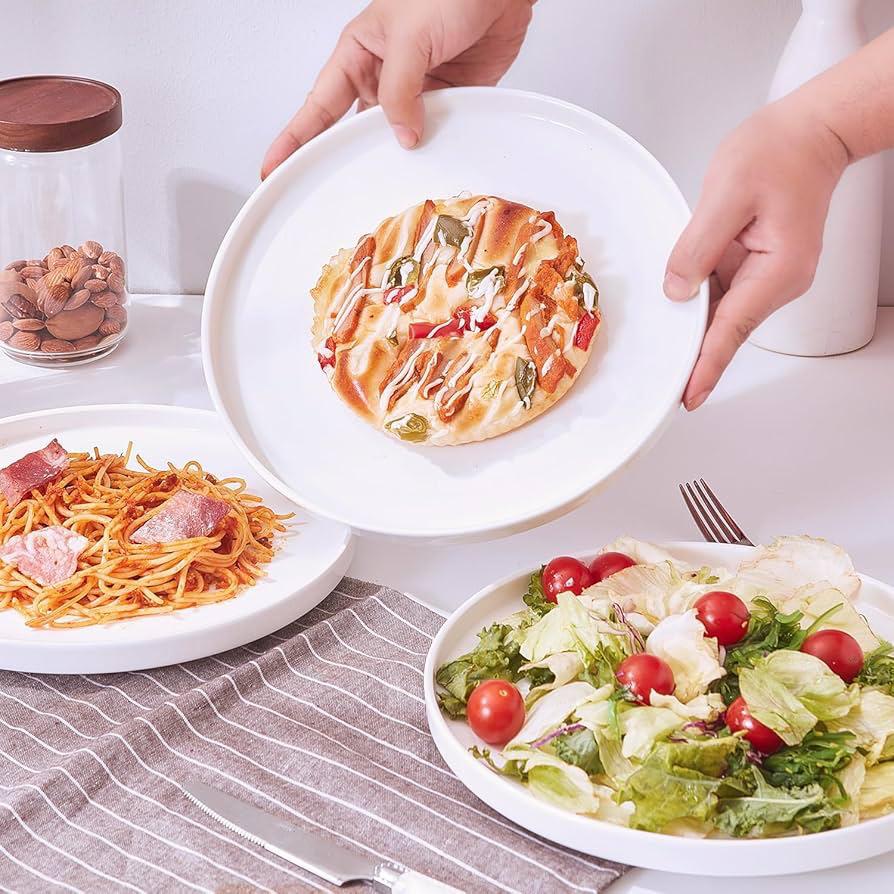 6pcs Off-White Ceramic Side Plates (8”) ✨

Add elegance to every bite! 💃 These 8” off-white ceramic side plates are perfect for snacks, desserts, or light meals. Sleek, durable, and timeless—making e
