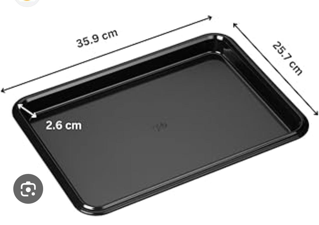 Rectangular Baking Tin Trays are back — now in 2 handy sizes!
👉 Medium: 28x36cm
👉 Big: 36x48cm

Perfect for cakes, pastries, lasagna & more. Durable, versatile, and built for every baking adventure!