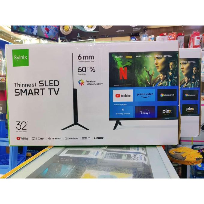 Synix 32" Thinnest sled smart Android TV framelessSLED design and FREE DELIVERY COUNTRYWIDE