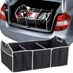 Car Boot Organizer – Foldable Storage Box with Multiple Compartments, Interior Car Accessories.With multi pockets use in car back seat 
Foldable for easy storage 
Useful to storage water bottles, maga