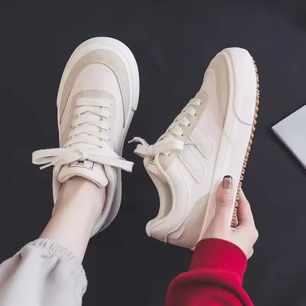 New White Women Vulcanize Shoes Casual Platform Sneakers Vintage Sports Female Korean Designer Flats Harajuku School Tennis