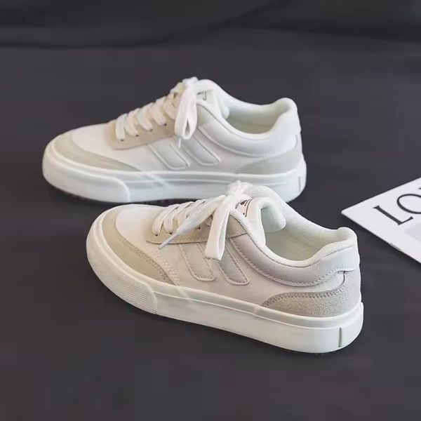 New White Women Vulcanize Shoes Casual Platform Sneakers Vintage Sports Female Korean Designer Flats Harajuku School Tennis