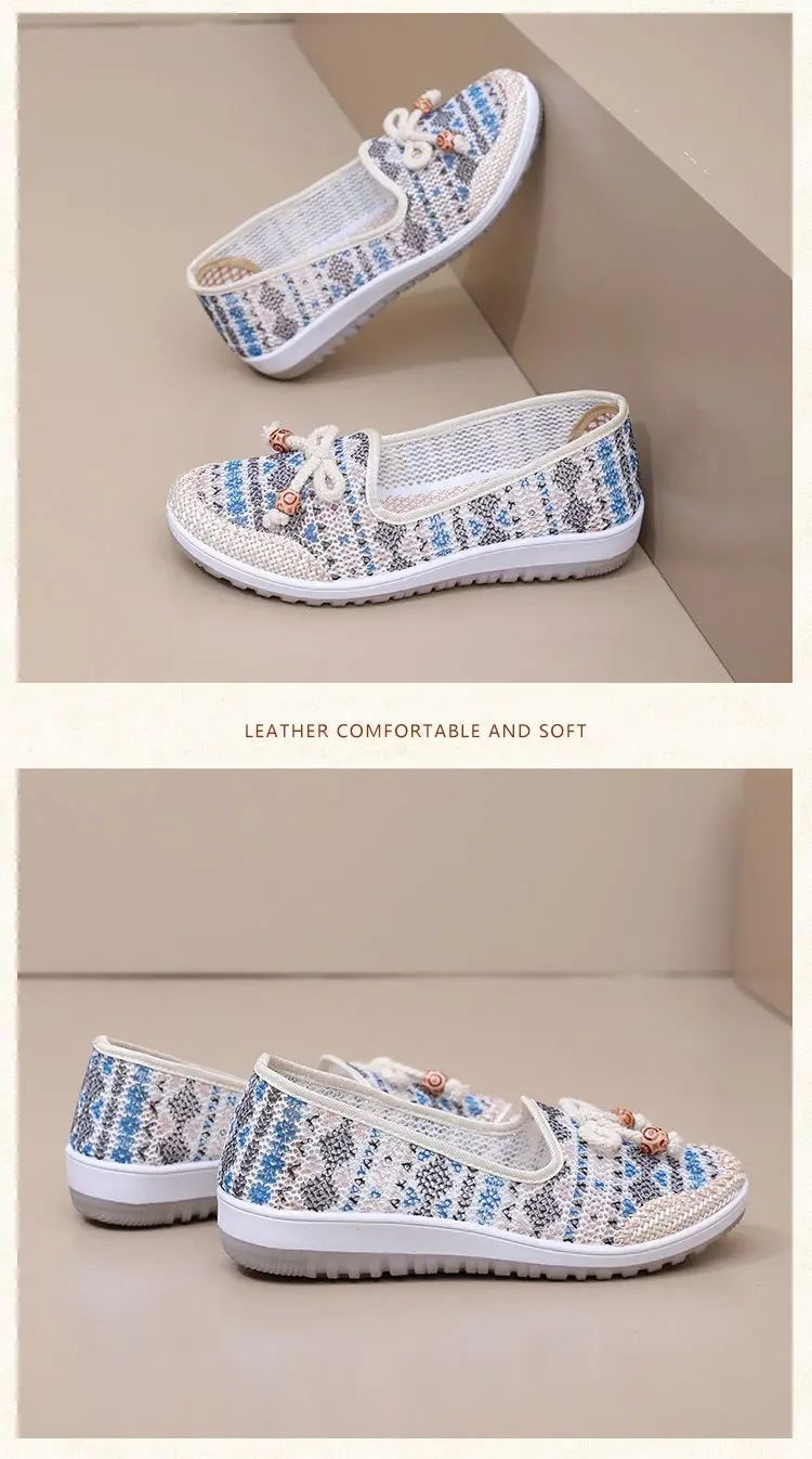 Women's Casual Sports Shoes Comfortable, Breathable, Lightweight, Wear Resistant Lazy Shoes, Soft Soled Flat Shoes 2025