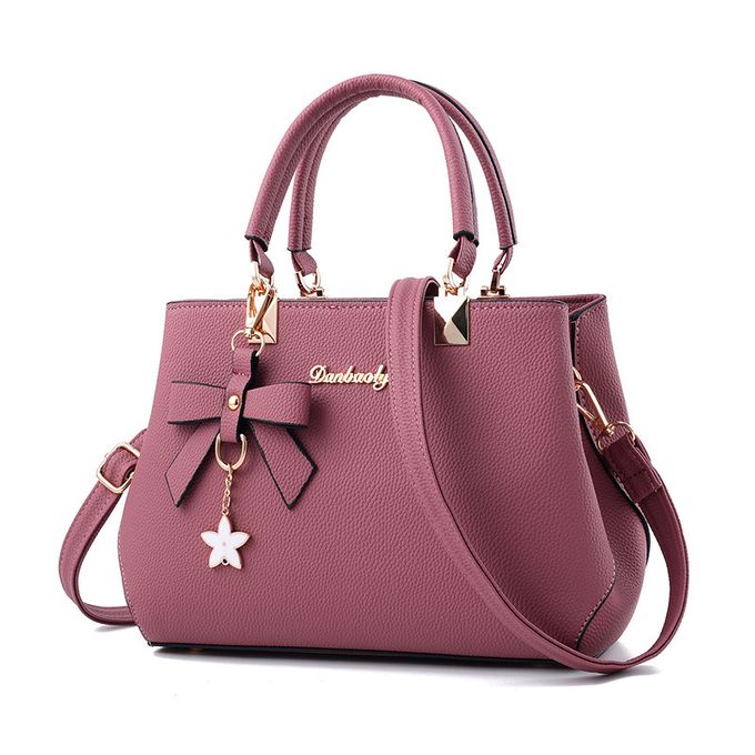 3 In1 Women Bags Ladies Bags Handbags Purse Shoulder Bags PU Pitot Bag - Pink