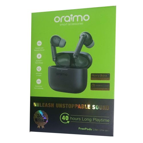 Oraimo FreePods Neo+ 50-hour True Wireless Earbuds Bluetooth Headset Earphones IPX4 Waterproof OTW-330S