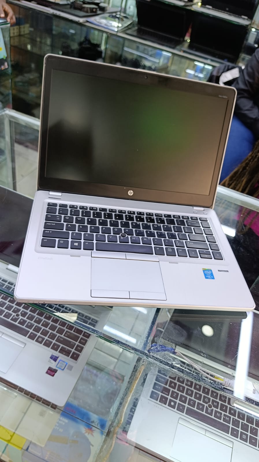 REFURBISHED HP ELITEBOOK FOLIO 9480/9470 INTEL CORE I5 8GB RAM 500GB HDD,14 INCH DISPLAY GENERATION,NOTEBOOK LAPTOP COMPUTER,SILVER, WINDOWS 10 PRO MS OFFICE 2019 SILVER 3