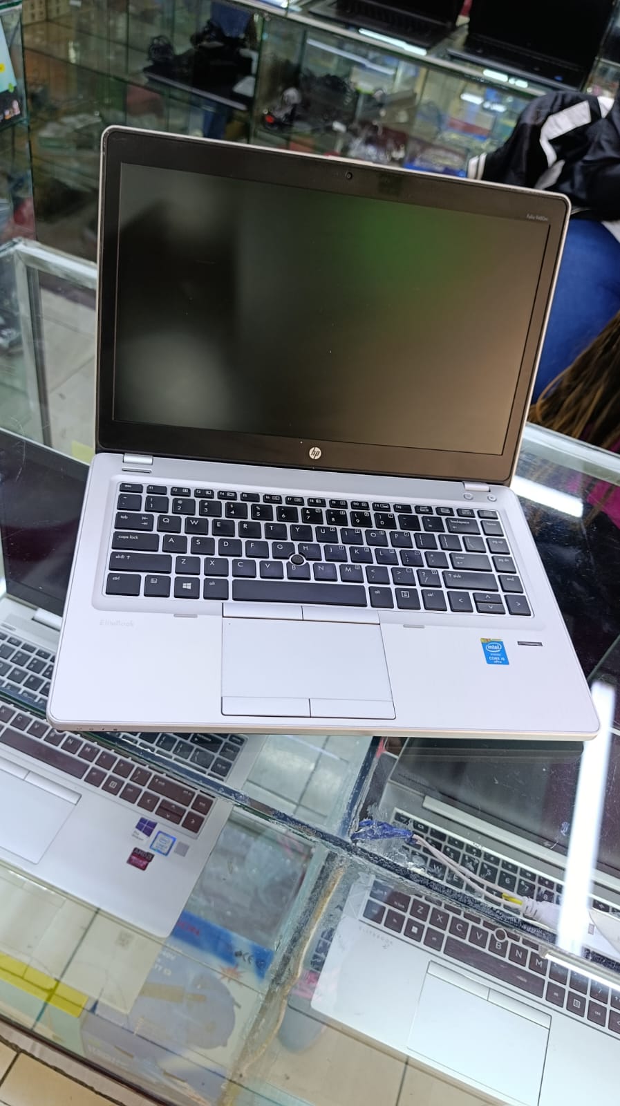 REFURBISHED HP ELITEBOOK FOLIO 9480/9470 INTEL CORE I5 8GB RAM 500GB HDD,14 INCH DISPLAY GENERATION,NOTEBOOK LAPTOP COMPUTER,SILVER, WINDOWS 10 PRO MS OFFICE 2019 SILVER 3