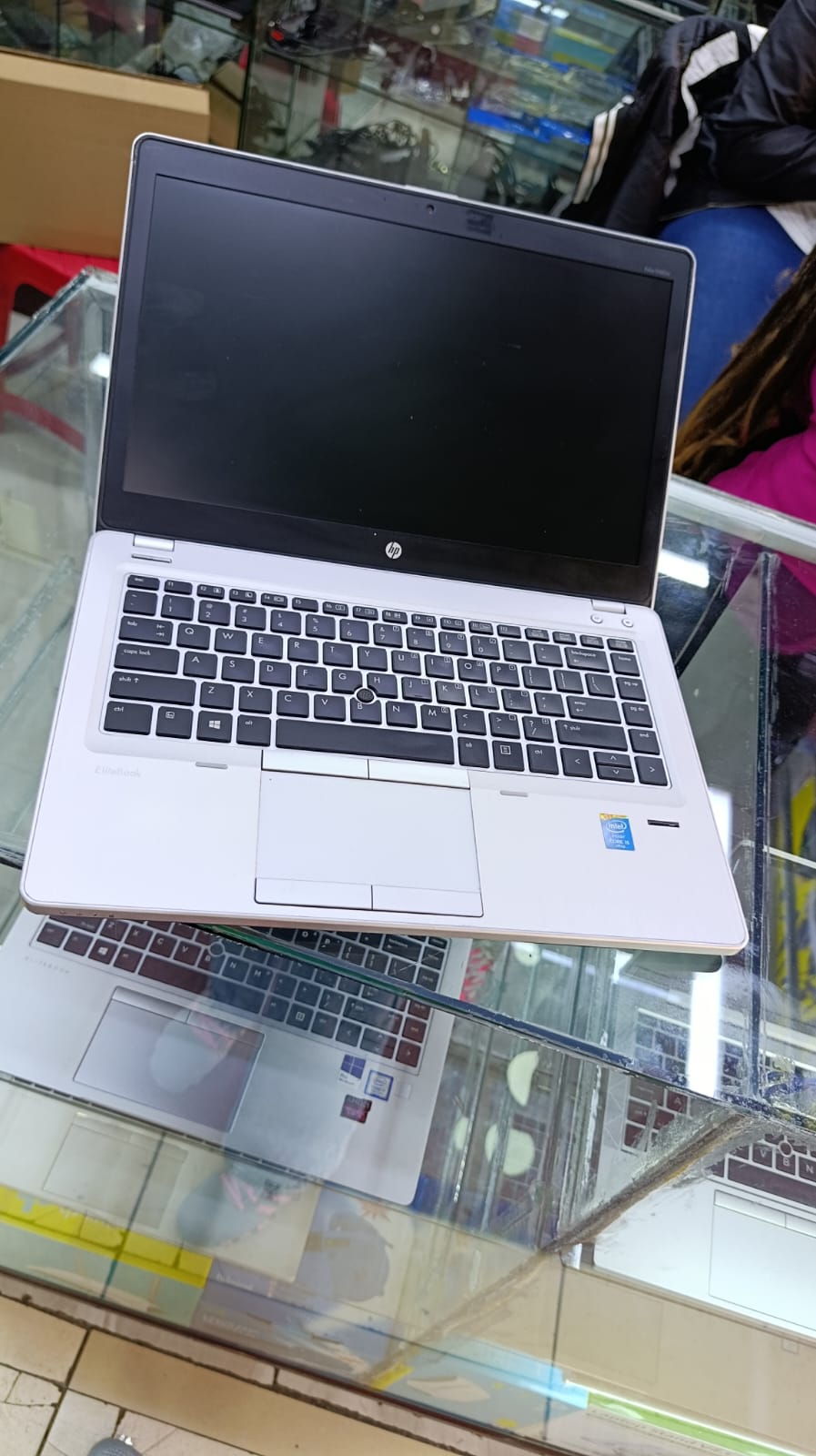 REFURBISHED HP ELITEBOOK FOLIO 9480/9470 INTEL CORE I5 8GB RAM 500GB HDD,14 INCH DISPLAY GENERATION,NOTEBOOK LAPTOP COMPUTER,SILVER, WINDOWS 10 PRO MS OFFICE 2019 SILVER 3