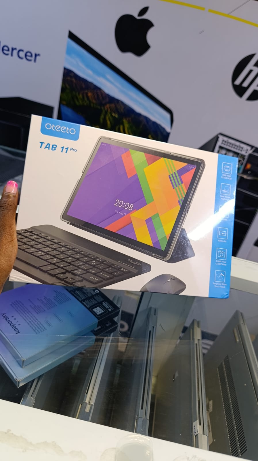 BRAND NEW Oteeto TAB 11 Pro Tablet/10.1 Inch IPS LCD/8GB RAM + 512 GB ROM/5G Network/6000 mAh/8MP Front + 13MP Rear Camera/Octa Core 1.3GHz/Android 13/Includes Keyboard,Touch Pen,Mouse