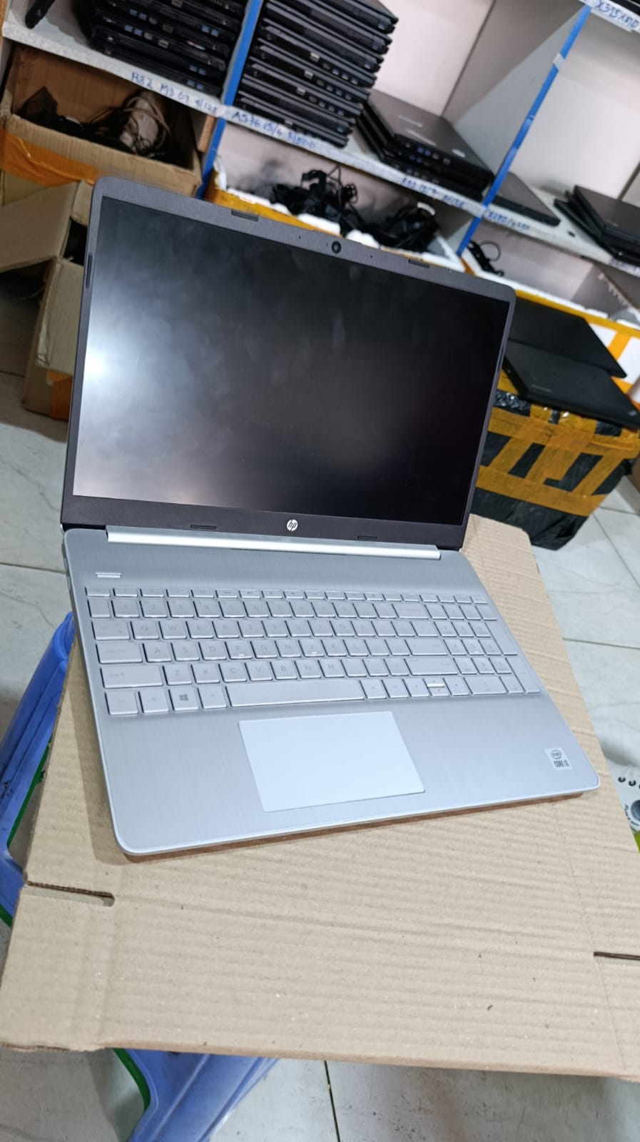 BOXED  HP 15s -fq5340TU Intel Core i3 8GB 256GB SSD 15.6" FHD Windows 11 Home Fingerprint Reader HD Camera Dual Speakers Bluetooth 4.2 Wireless card Natural Silver one year Warranty Laptop
