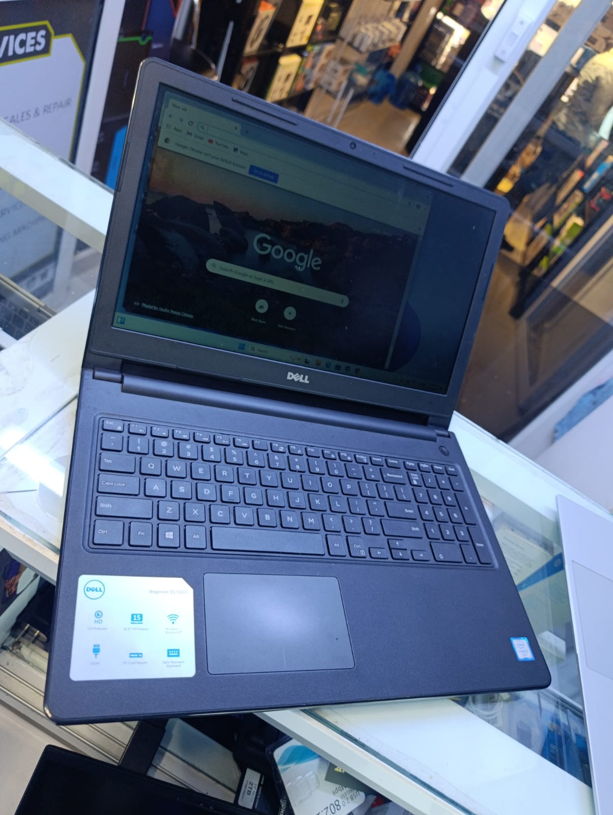 LOW BUDGET DELL INSPIRON  15-3000 INTEL CORE I3 4GB RAM MEMORY 1TB HDD REFURBISHED WITH ACTIVATED WINDOWS AND OFFICE 15INCHES
