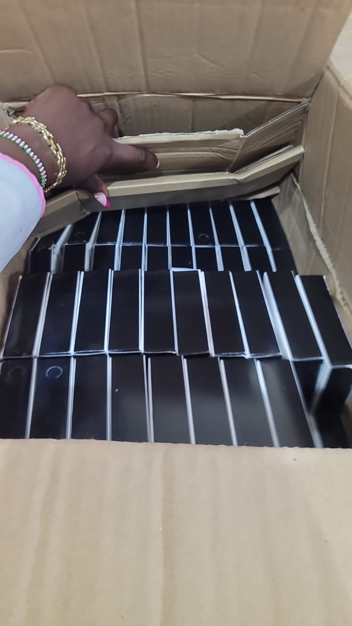 ROCKING BEAUTIFUL PHONE STANDS WHITE COLOR WITH TOUCH OF GOLD/SILVER, Adjustable 360° Rotating Aluminum Phone Stand – Premium Foldable