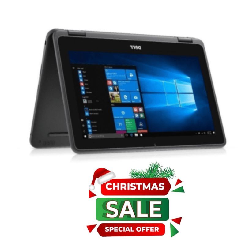 LOW BUDGET LAPTOP DELL LATITUDE 3189 INTEL CELERON WITH 4GB RAM MEMORY 128GB SSD STORAGE TOUCHSCREEN AND X360 6 MONTHS OF WARANTY 11INCHES GREYBLACK COLOR