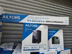 AILYONS SB501K 2.1CH Soundbar System – Bluetooth, Subwoofer, FM Radio, AUX, USB, COAX, Remote Control, 1-Year Warranty