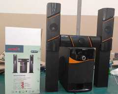 Artel AT-107 3.1 Channel Tall Boy Multimedia Speaker System with Bluetooth & FM