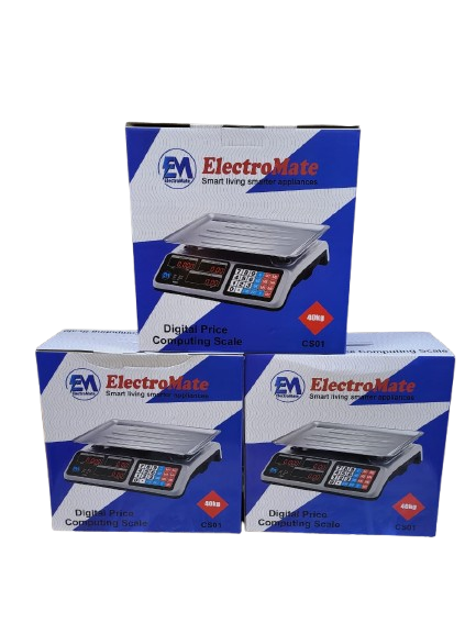 🔥 40KG Digital Price Computing Weighing Scale Electromate Commercial Shop Scale