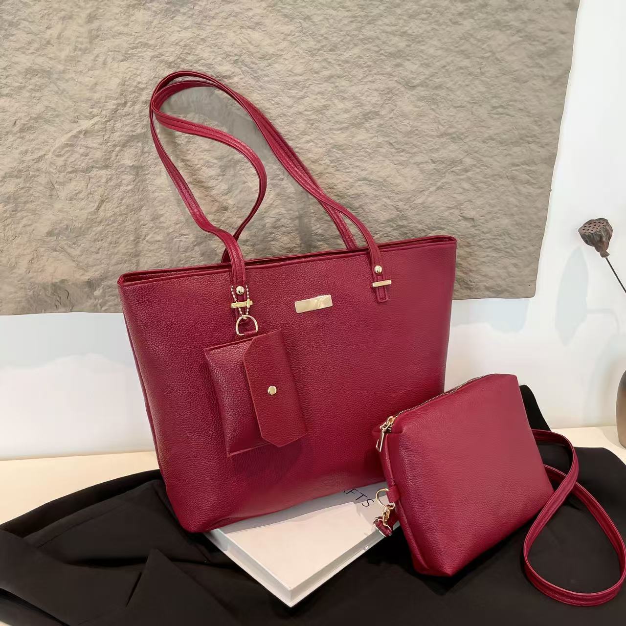 Bags Handbags For Women Bags Ladies Bags 4 Sets/PCS Tote Bags Clutch Shoulder Bags Large On Sale